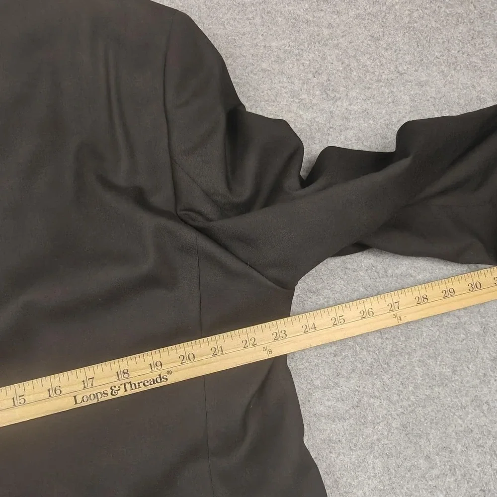 Vintage Brooks Brothers Tuxedo Jacket Mens 44R Black Wool Brooksease Formal USA
